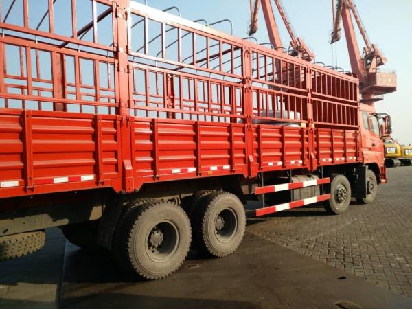 DFL 1311 8x4 Cargo Van Truck LHD / RHD Lattice Fence Truck For Animal Transportation