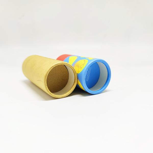 Нажмите вверх по ручке дезодоранта трубки бумаги бальзама губы Брауна Kraft упаковывая Cylider