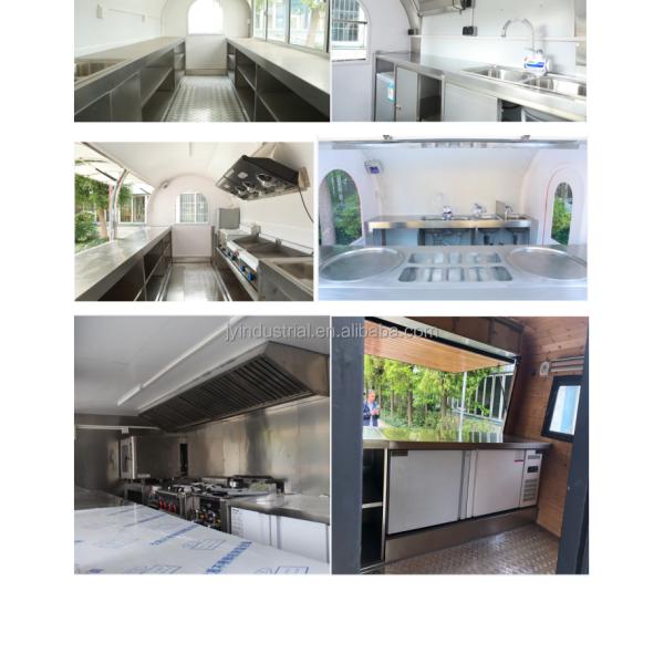 CE Approved 2 Wheels One Axle Food Truck/Trailer with Ice Beer and Mochi Ice Cream