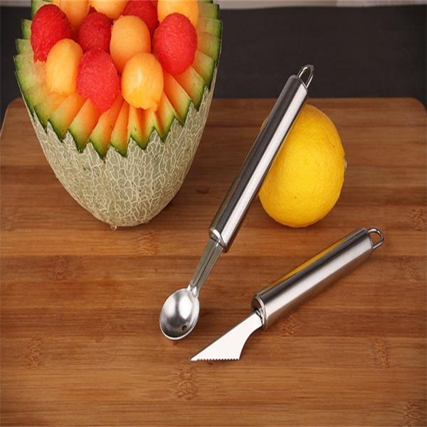 Stainless Steel Fruit Vegetable Tools Set 6 Pieces for Multifunctional House Kitchen