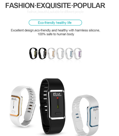 Anti Mosquito Watch Ultrasonic Fly Repeller Pest Repeller Watch for Outdoor