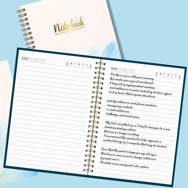 High Durability Standard Paper Durable Cover Spiral Hardcover Notebook