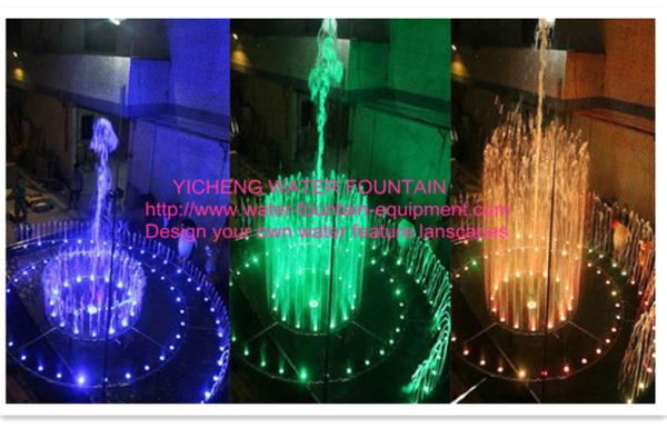 Portable Garden Decoration Dancing Water Fountain Stainless Steel Piping