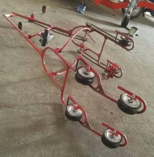 Four Bundle Conductors Overhead Line Bicycle Overhaul Vehicle Inspection Trolley