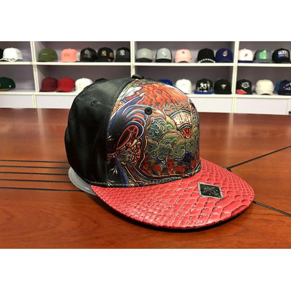 Chapeaux plats de Snapback de sports d'OEM Bill adaptés aux besoins du client imprimant le logo chinois