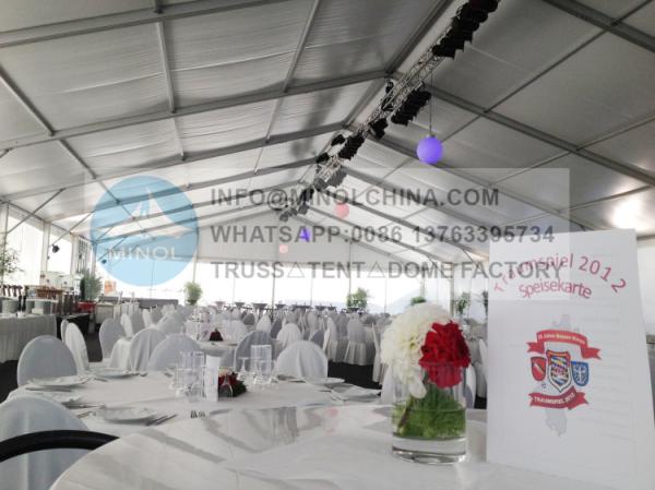 Anti Rust Outdoor Party Tent For Wedding Waterproof PVC Coated