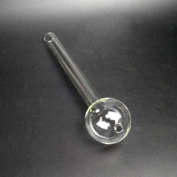 7 Inch Large Glass Smoking Pipe Thick Clear Daily Use Hand Blown Technology