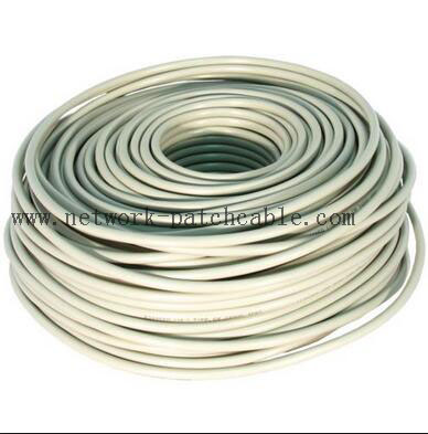 1000ft Solid 0.51mm Cat6 SFTP Cable 23AWG Twisted Pair Wire Grey