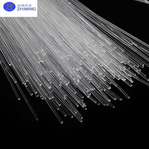 YAG Optical Fiber Yttrium Aluminum Garnet Material Transmittance >80% 400-3000 Nm Dia 25-500um