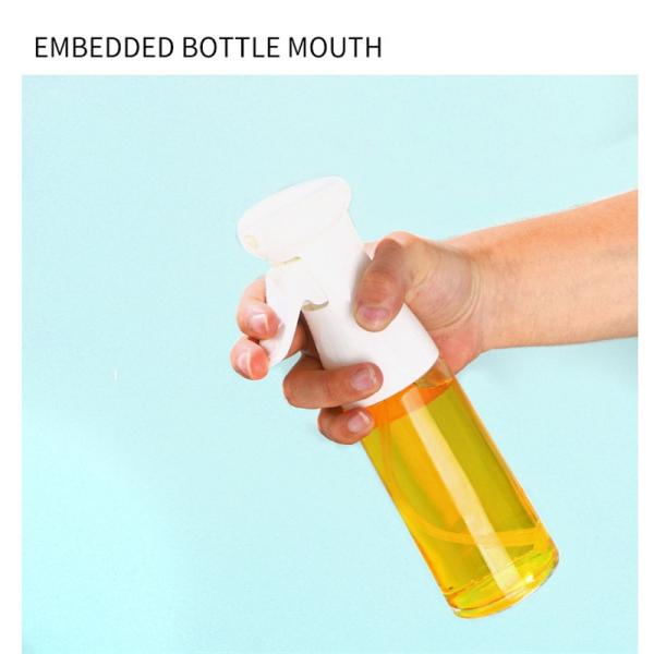 Portable BBQ Kitchen Calcium Sodium Glass Olive Oil Sprayer Atomized Spray Oil Bottle