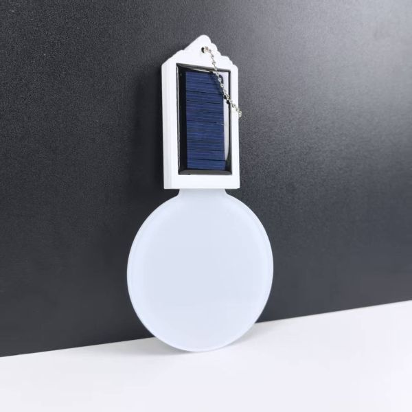 Solar-Powered Sublimation Acrylic Pendant Light Blanks Custom Acrylic Lamp Ornament Holiday Decorations