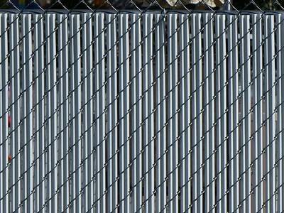 chain link slats hedge slats Single wall bottom locking fence privacy slat for cyclone fencing Double wall