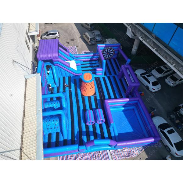Commercial Outdoor Playground Games Park Bounce House Inflatable Theme Park For Adults Kids