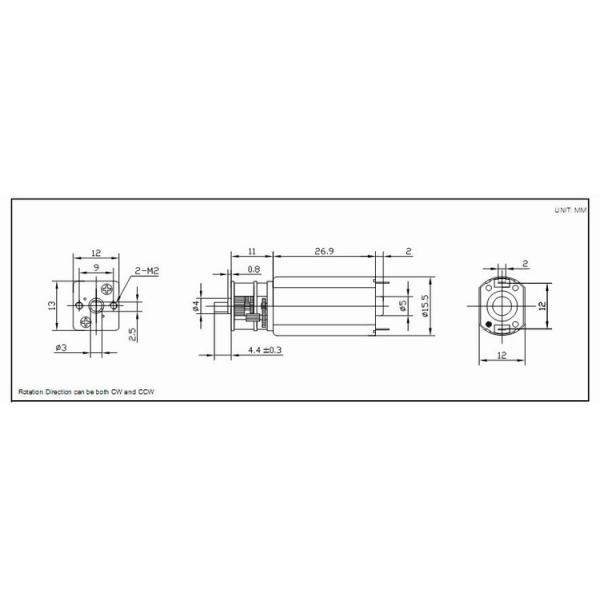 metal geadhead 3V 6V 12V 24V micro gear reduction motors