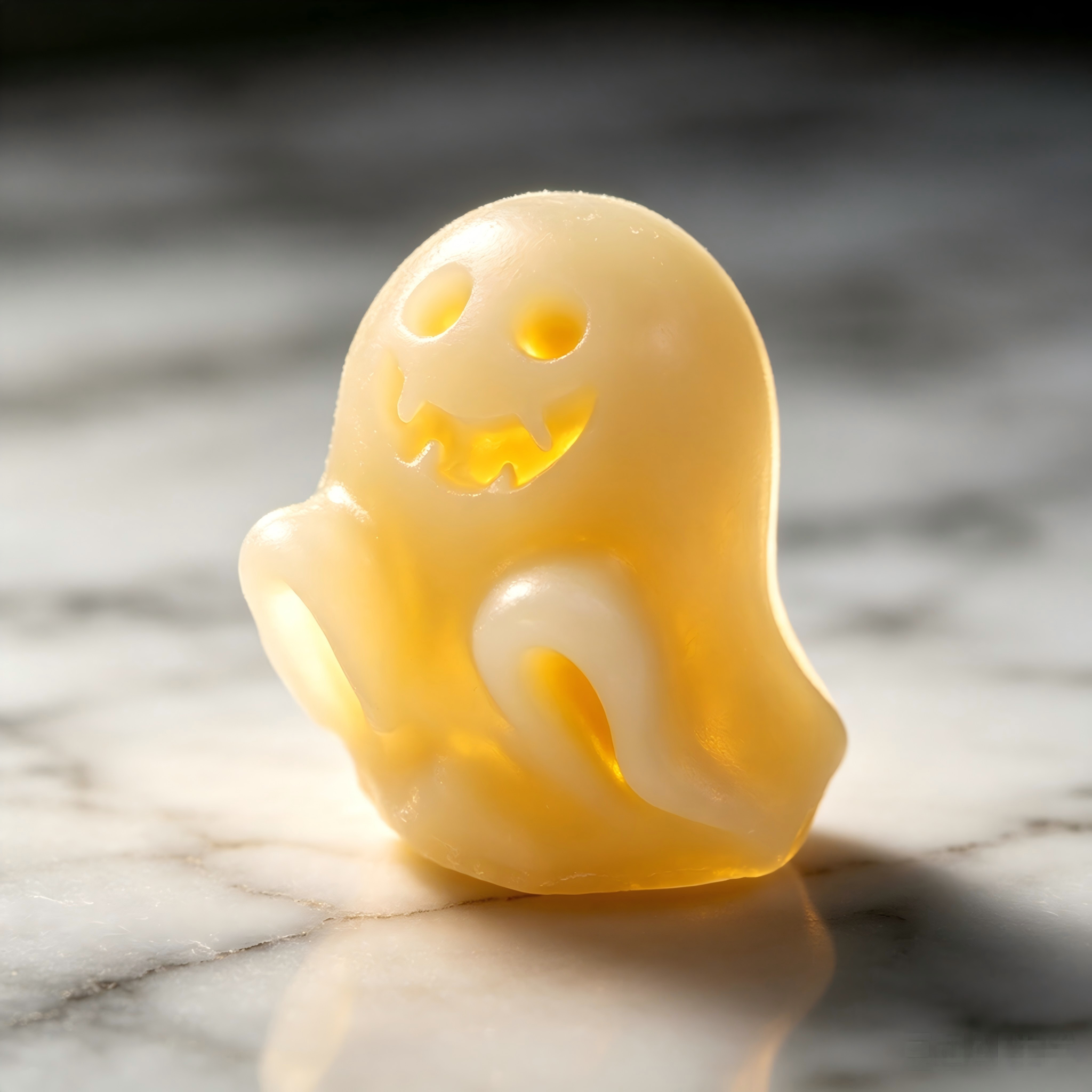 Halloween Ghost Shape Wax Bottle Candy with Chewable Feature and Fruit Flavor for Novelty Treats