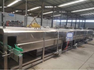 A linha da pasteurização do túnel enlatou a linha do esterilizador do alimento da baixa temperatura do esterilizador da bebida das salmouras da garrafa de vidro