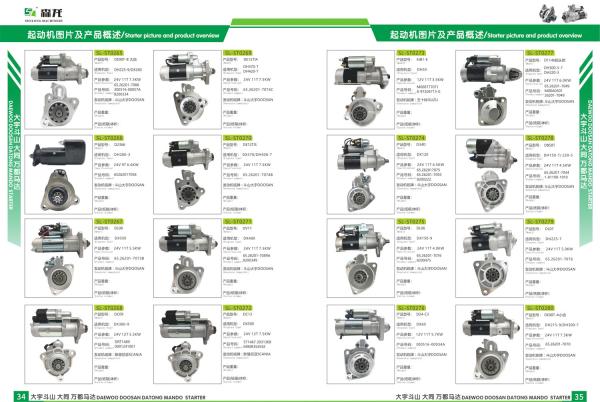 máquina escavadora Alternator Nissan Hino Generator 27040-1472A de 24V 20A