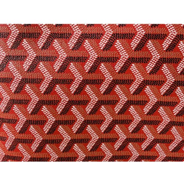 Имитированный Goyard стиль ПВХ кожи с щеткой основы для сумочки упаковки коробки телефонного чехла Декорации использования