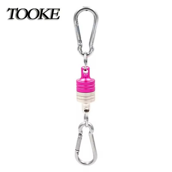 Quick Release Aluminium Alloy Magnetic Diving Hose Holder for Secure Octopus Keeper