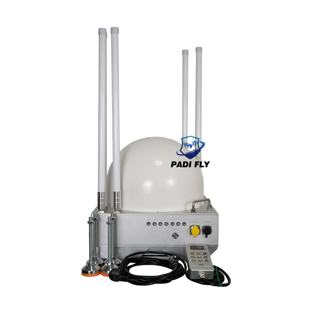 5-10km Detection Anti-Drone Jammer for Prison Security with Integrated Drone Jamming and Detection