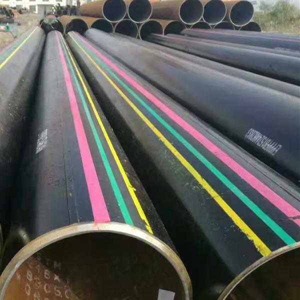 categoria B X42 X52 da tubulação de aço carbono de 12m LSAW para os encanamentos do alimentador