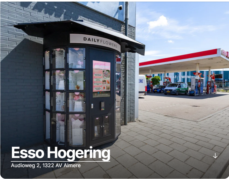 WEIMI Out Door Flower Vending Machine with Smart Cooling, Touch Screen & Inventory Management