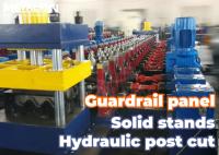 15m/min Machine de formage de garde-corps à rouleaux de panneau W de haute précision pour l'acier galvanisé de 3 à 4 mm