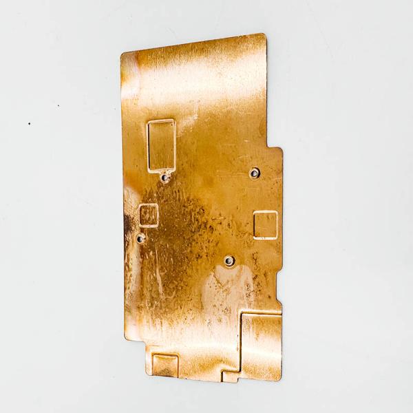 Чистый медный Heatsink, плита меди теплоотвода зуба лопаткоулавливателя