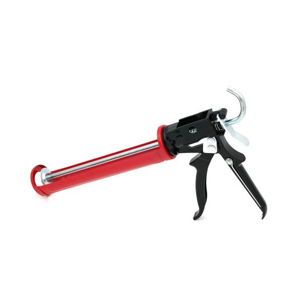 310ml Metal Drip-Less Cartridge Sealant Caulking Gun With Spout Cutter