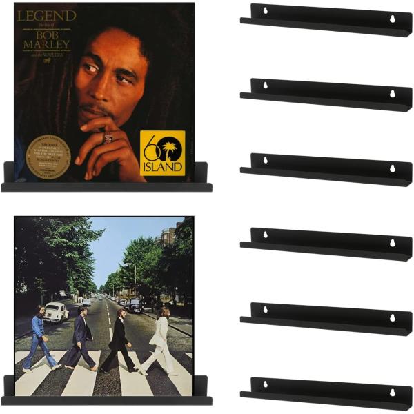 Металлическая виниловая полка для записей