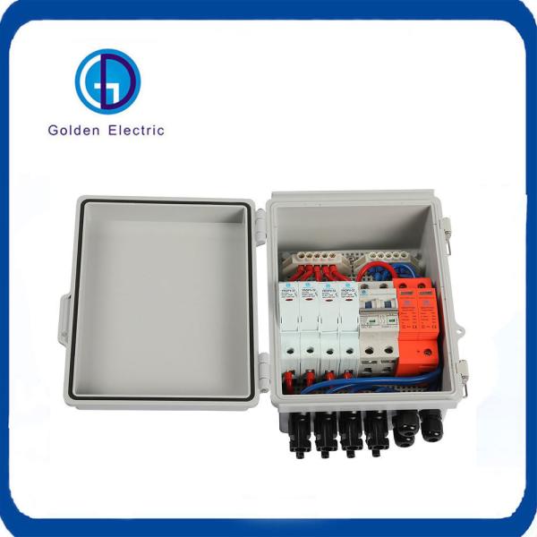 Plastic Solar PV Combiner Box 2/3/4 input 1 output DC500V DC1000V