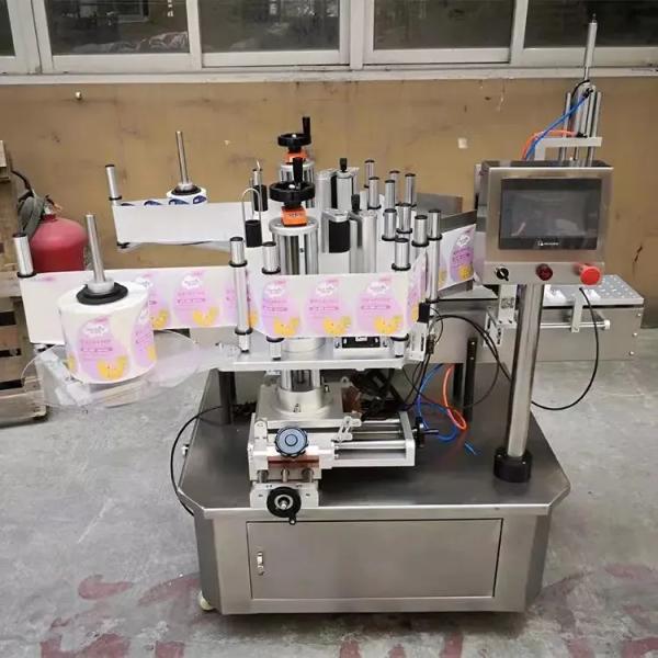 Оборудование машины для прикрепления этикеток стикера автоматического labeller бутылки бутылки квадрата плоского особенного форменного двойное бортовое слипчивое