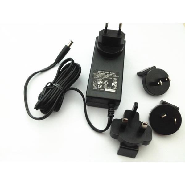 white color 12v 1A dc power adapter UL FCC PSE GS CE RCM BS1363 certification internationa