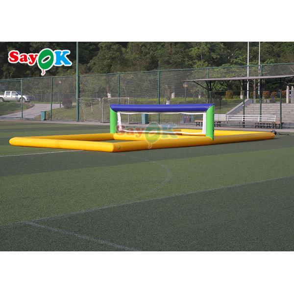 Внепроницаемый надувный бассейн для волейбола 0,9 мм ПВХ Водный волейбольный корт Взрыв Водные игрушки для спортивных водных игр