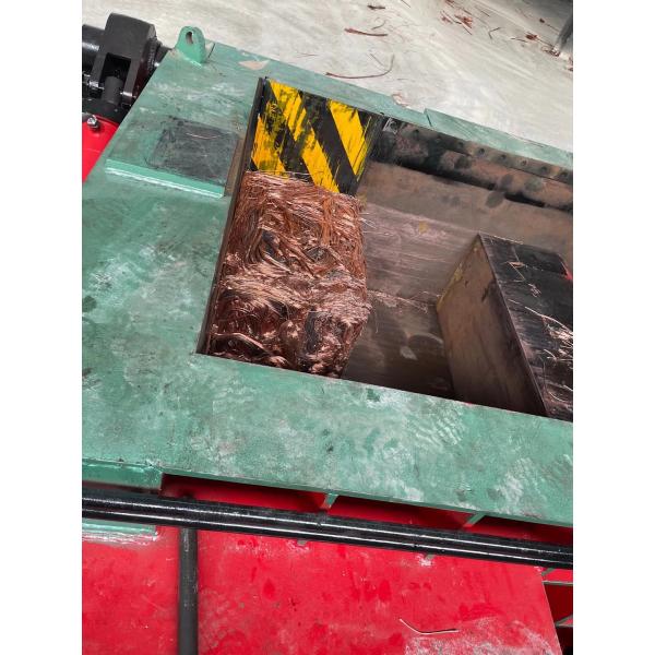 35-40 Ton/Day Scrap Metal Baler Bale Size 500*500mm