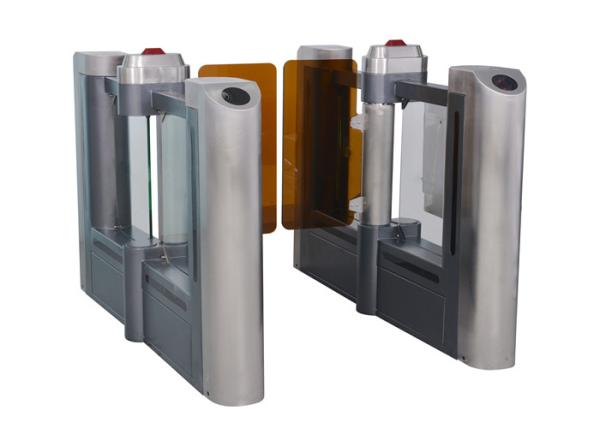 IP32 Pedestrian Swing Barrier Gate Electro Mechanical Brush 24VDC
