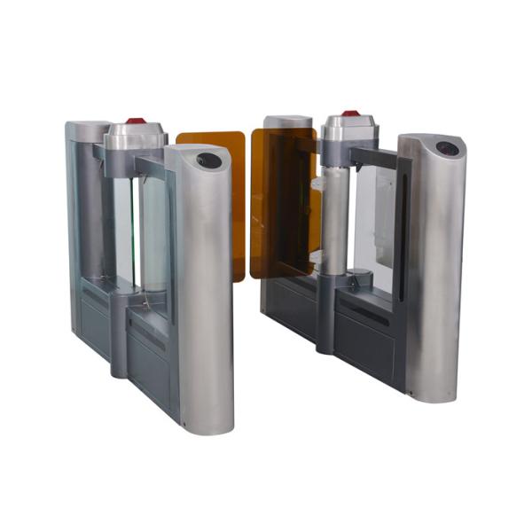 IP32 Pedestrian Swing Barrier Gate with 24VDC Brush Motor and Electro Mechanical Design