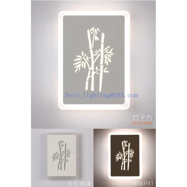 Iron  Acrylic Indoor Light Bathroom LED Wall Lamp Aluminum 22W