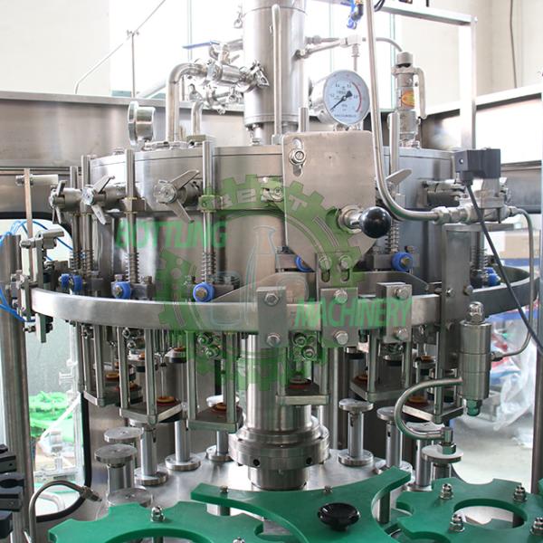Integrated Glass Bottle Balanced Pressure Carbonated Drink Filling Line