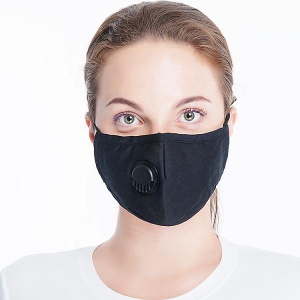 Fashion Design Cotton Face Mask N95 Pollution Mask With Breathing Valve
