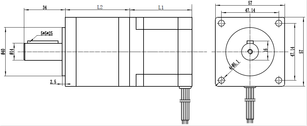 Планетарная зацепленная коробка передач 10 Nema 23 Stepper моторов 1 коэффициент 76mm 53mm 56mm