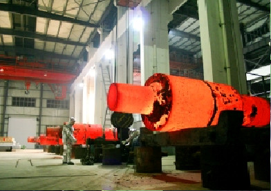 Horizontal Forged Steel Tool Roll Cast Iron Rolls For Universal Strip Steel Mill