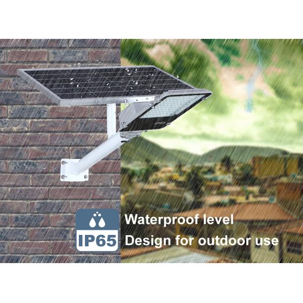 Backyard Garage Basketball Court Solar Street Lights with Motion Sensor 100W Durable