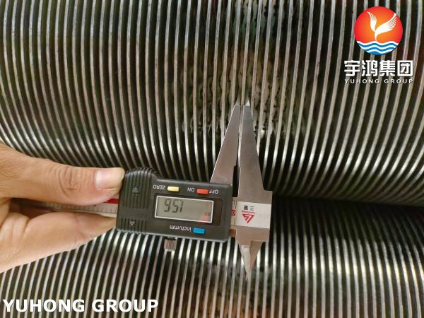 熱交換器用ASTM A213 TP347H HFWフィン付きチューブ