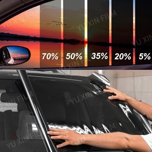 High Definition Car Nano Ceramic Window Film Dark Color Privacy Protective 60inchx100ft