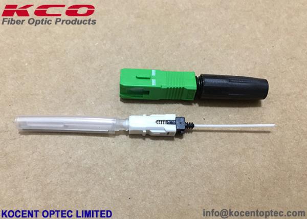 0.9mm Fiber Optic Fast Connector SOC Field Assembly Green Color