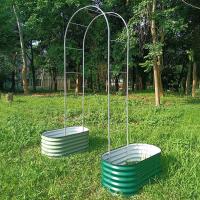 En forme de U 1,5ft * 8ft Trellis de concombre métallique pour le lit surélevé support de culture de légumes jardin