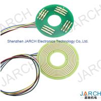 ° 360 tournant la bague collectrice de carte PCB 6mm ultra minces avec le fil de connexion d'en cuivre plaqué d'argent