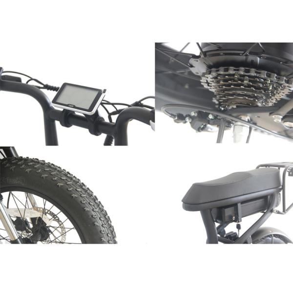 48V 13Ah Electric Dirt Bike Adult 750W 1000W High Speed Bicycle with 20inch Fat Tire