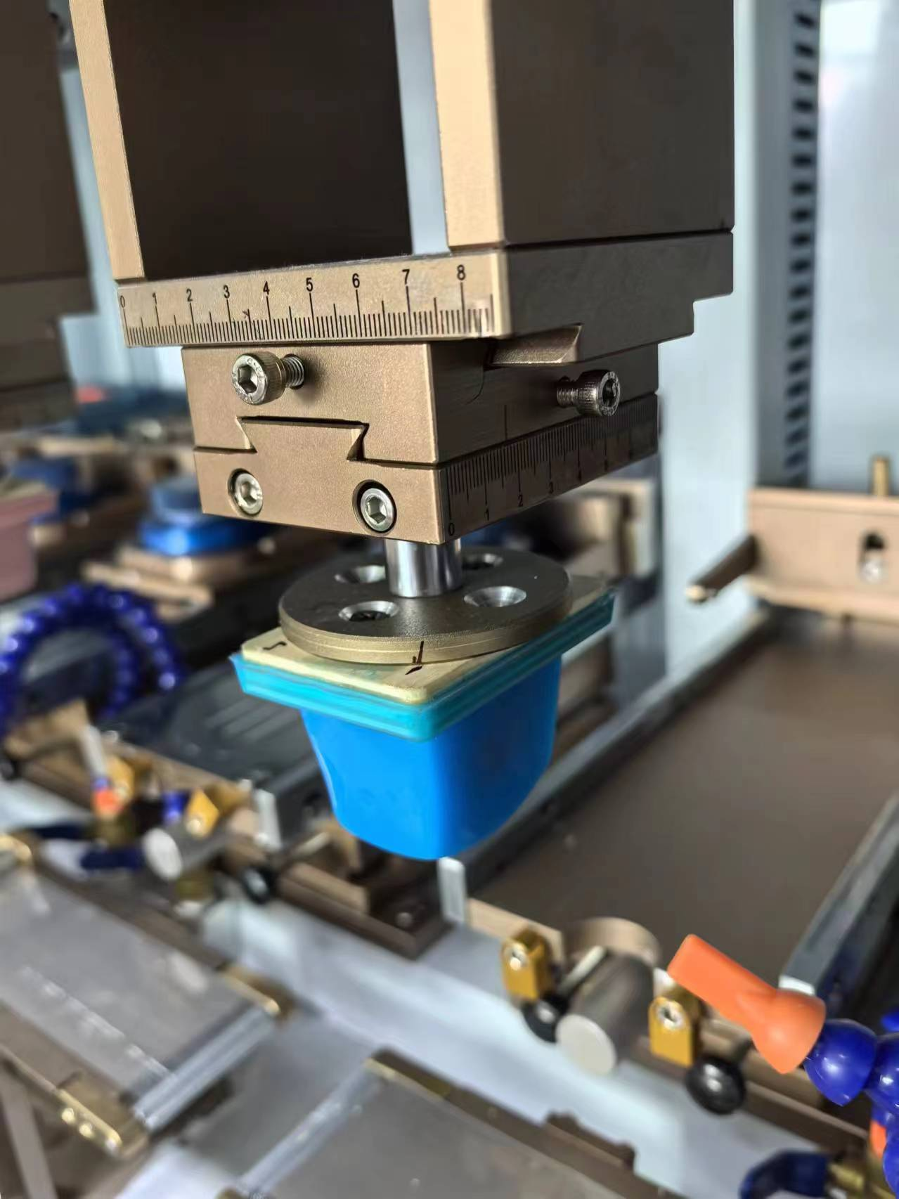 10 Color Automatic Servo Pad Printing Machine 13KW 15 Times/H Max Running Speed